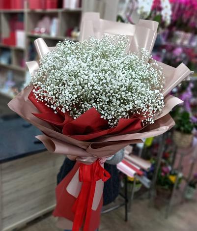 Букет цветов из: Гипсофила в Успенской