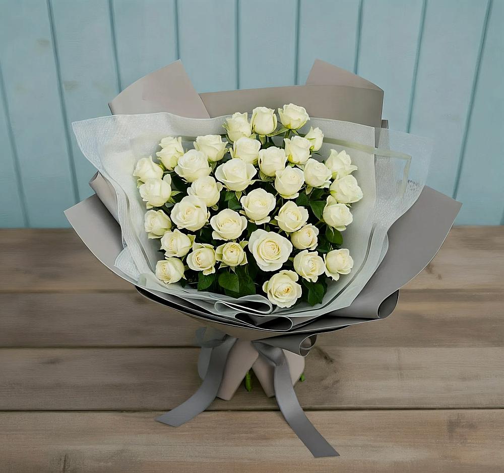 Букет Белоснежная нежность в Успенской