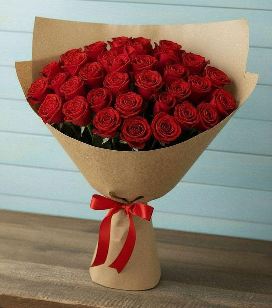 Букет Красные розы Милано в Успенской