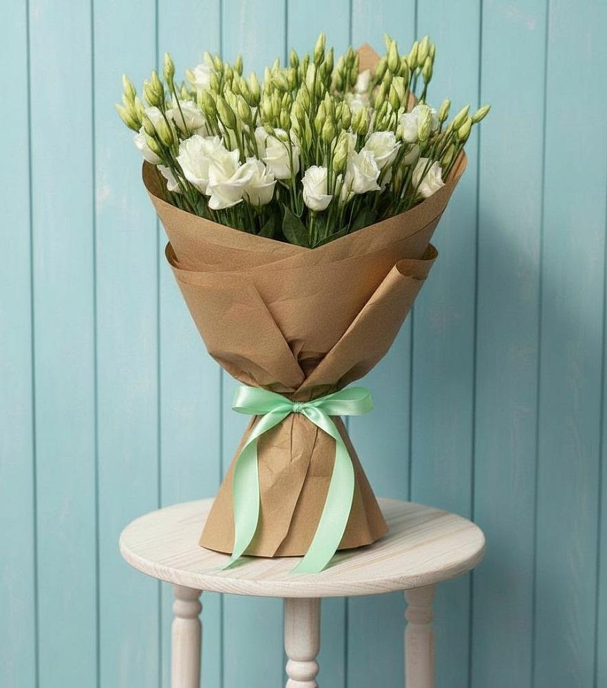 Букет цветов из: Лизиантусы в Успенской