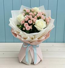 Букет цветов из:  Розы в Успенской