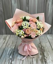 Букет цветов из:  Гвоздики, Розы и Хризантемы #REPLACE_PRED# Успенской