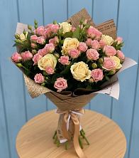 Букет цветов из:  Розы в Успенской