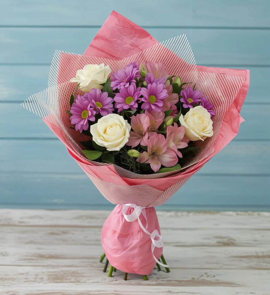 Букет цветов из: Герберы в Успенской